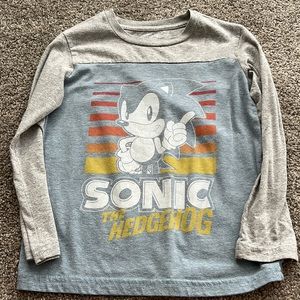 Sonic the hedgehog, long sleeve shirt